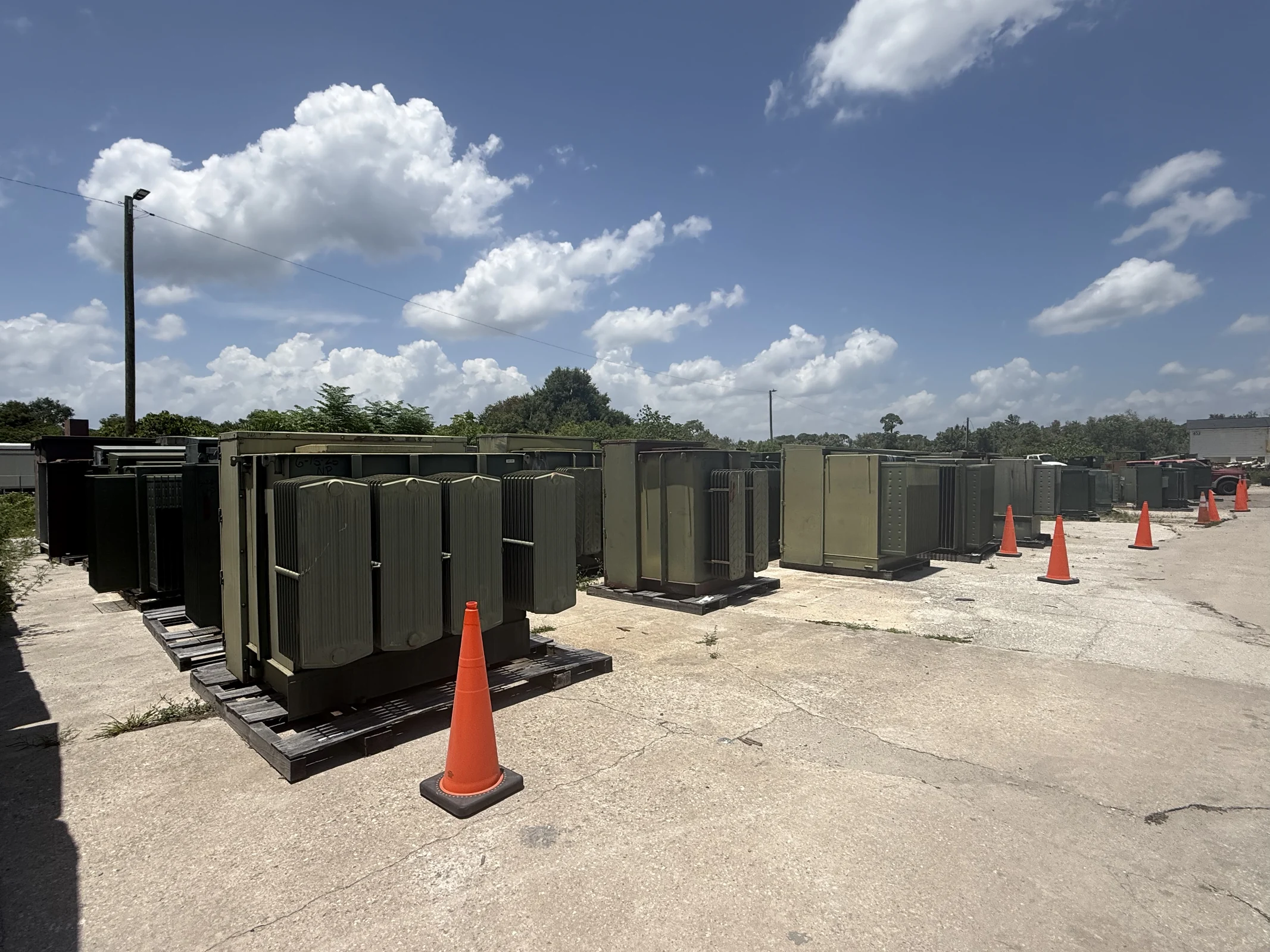 Owner-supplied transformers equipment